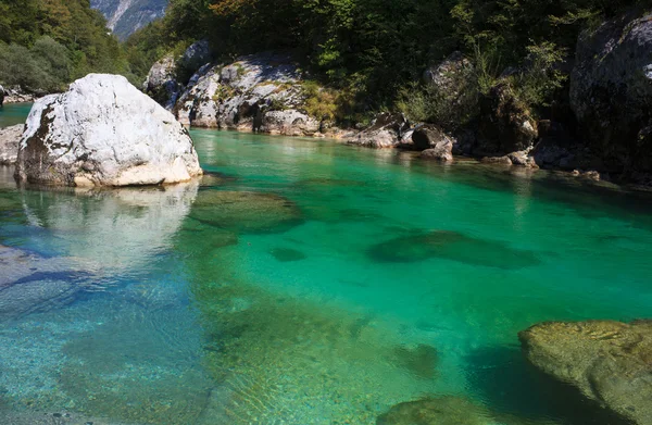 Soca river, Slovenia — Stock Photo, Image