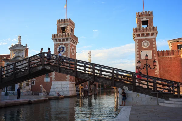 Arsenale, Венеция — стоковое фото