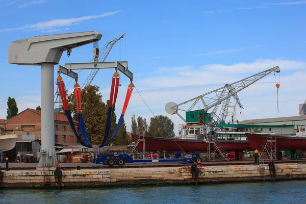 Cantiere navale, Arsenale a Venezia — Foto Stock