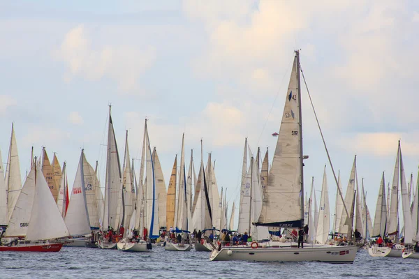 Regata Barcolana a Trieste — Foto Stock