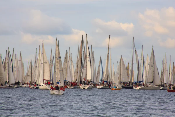 Regata barcolana v Terstu — Stock fotografie