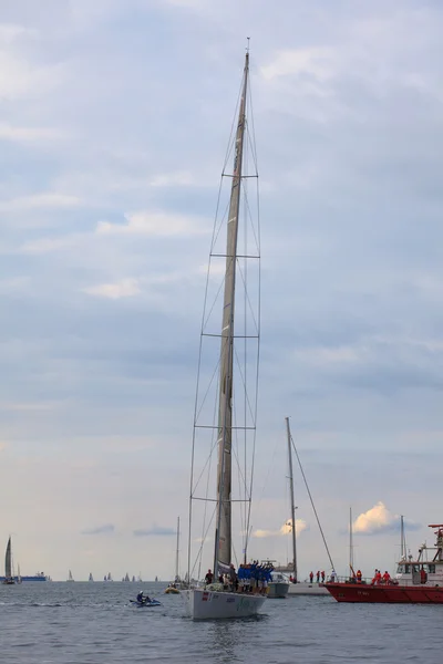 Barcolana 帆船赛在的里雅斯特 — 图库照片