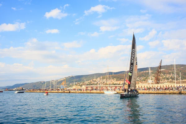 Barcolana regatta, Trieste — Stok fotoğraf