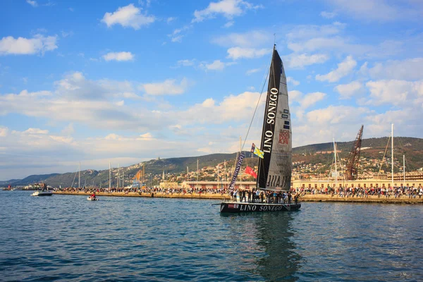 Barcolana regatta, Trieste — Stok fotoğraf