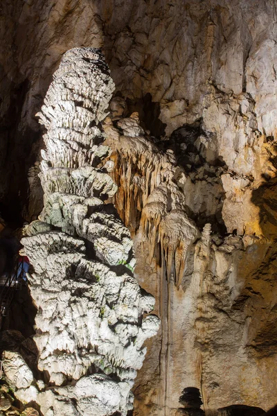 Grotta gigante - obří jeskyně, sgonico. Terst — Stock fotografie