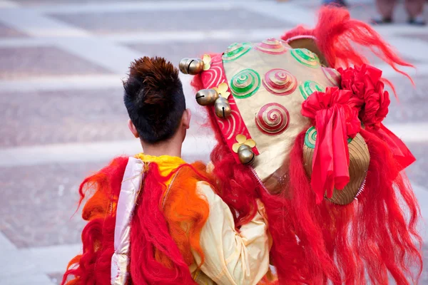 Čínský Nový rok parade v Miláně — Stock fotografie