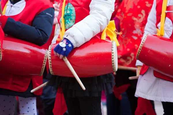 Chinese New Year parade in Milan — Stock Photo, Image