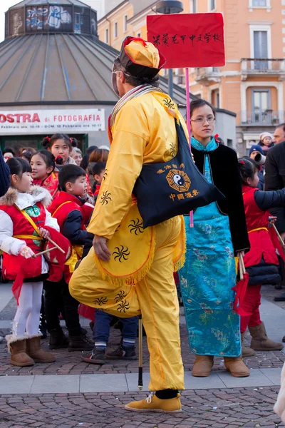 Chinese New Year parade in Milan — Stock Photo, Image