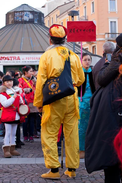 Čínský Nový rok parade v Miláně — Stock fotografie