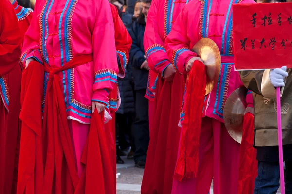 Chinese New Year parade in Milan — Stock Photo, Image