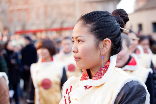 Chinese New Year parade in Milan — Stock Photo, Image