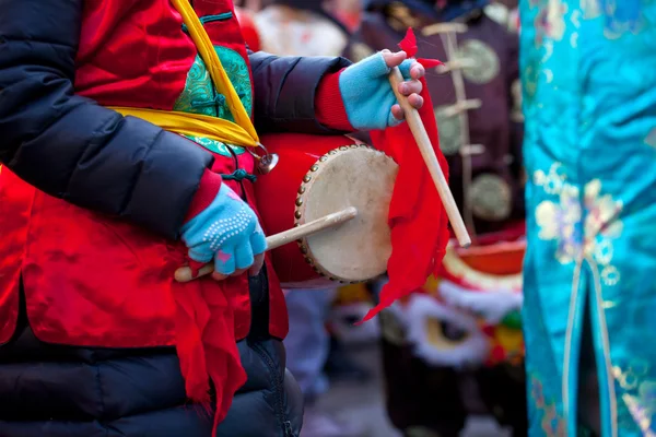 Chinese New Year parade in Milan — Stock Photo, Image