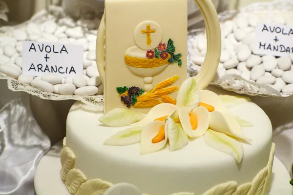 First Communion cake — Stock Photo, Image