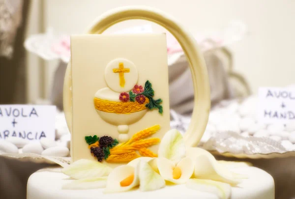 First Communion cake — Stock Photo, Image