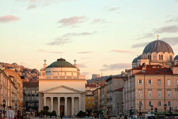 Kirker i Trieste – stockfoto