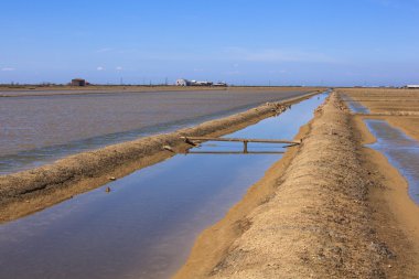 secovlje tuz buharlaşma havuz manzarası