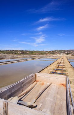secovlje tuz buharlaşma havuz manzarası