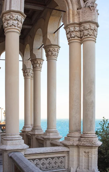 Schloss Miramare in Triest — Stockfoto