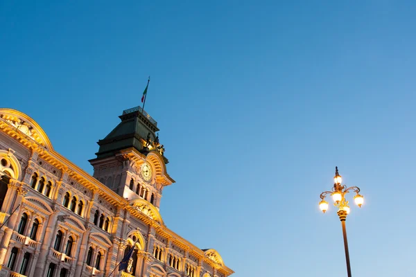 Edifício da Câmara Municipal, Trieste — Fotografia de Stock