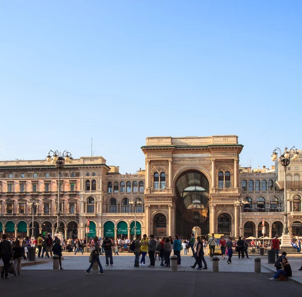 Galleria Vittorio Emanuele Ii, Мілан — стокове фото