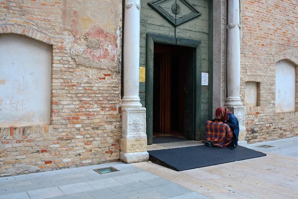 Kirke Santa Maria degli Angeli, Pordenone - Stock-foto