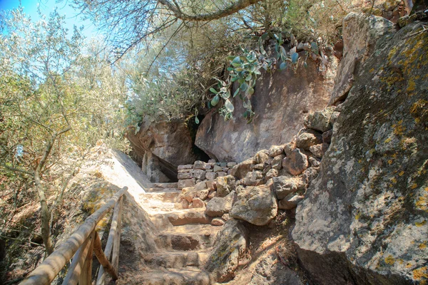 Bagno asciutto jaskini, pantelleria — Zdjęcie stockowe