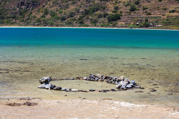 Termal suları, lago di venere inpantelleria — Stok fotoğraf