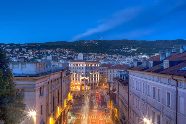 Piazza Goldoni, Trieste — Stockfoto