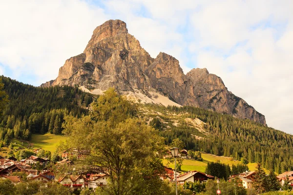 Massiccio Sassongher, Dolomites — Stock Photo, Image