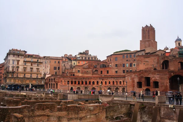 Fori Imperiali, Traiano Forum, Roma — Foto Stock