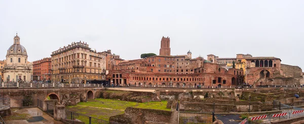 Imperial, részére egy, a Traianus piaci, Róma — Stock Fotó