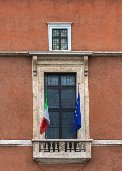 Balcón del Palazzo Venezia, Roma — Foto de Stock