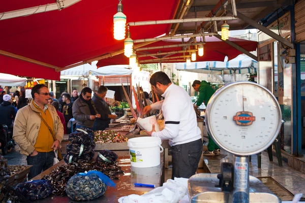 Mercado ao ar livre, Palermo — Fotografia de Stock