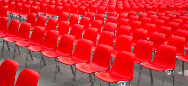 Chaises rouges — Photo