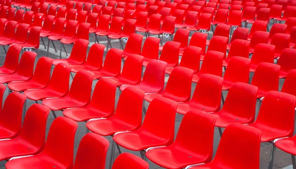 Chaises rouges — Photo