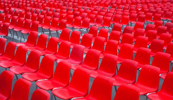 Czerwone krzesła — Zdjęcie stockowe