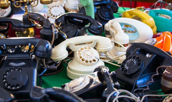 Vintage telefoner — Stockfoto