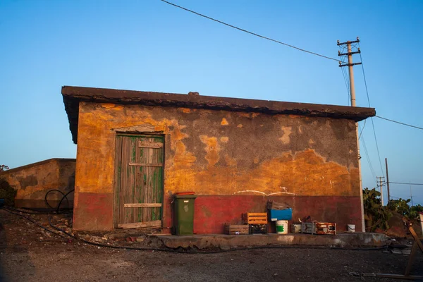 Pohled Starý Dům Linosy Sicílii Itálie — Stock fotografie