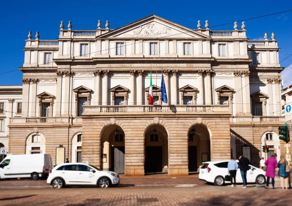 Das Teatro Alla Scala Mailand Italien — Stockfoto
