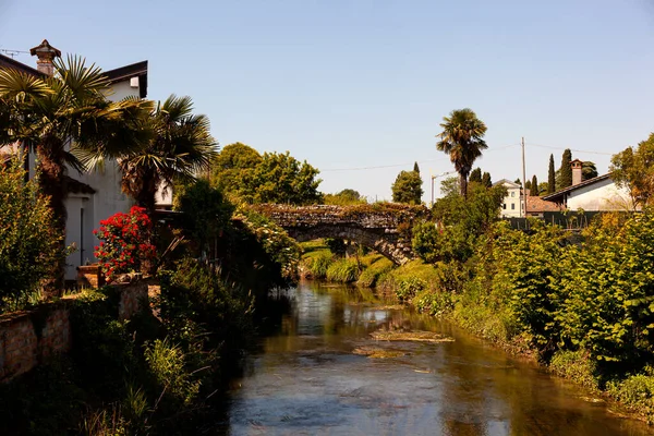 View Old Bridge Aquileia Italy — Stock Photo, Image