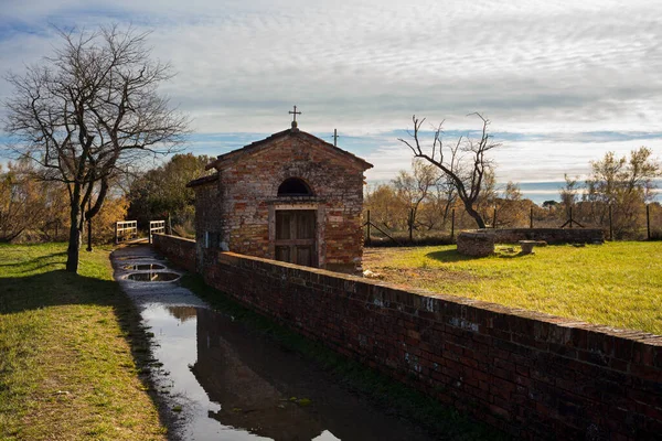 Widok Ogród Torcello Wenecja Włochy — Zdjęcie stockowe