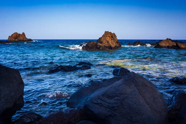시칠리아의 오니라고 불리는 노사의 해변의 이탈리아 — 스톡 사진