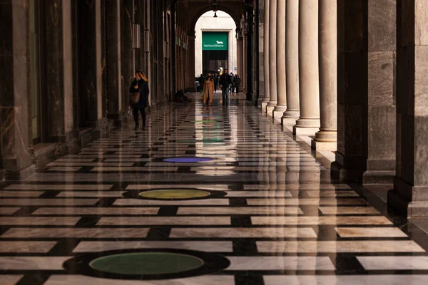 Milan Italy January 2022 Colonnade Crespi Palace January 2022 — Fotografia de Stock