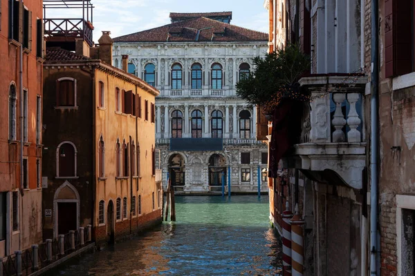 View Pesaro Baroque Marble Palace Facing Grand Canal Venice Famous — Stockfoto