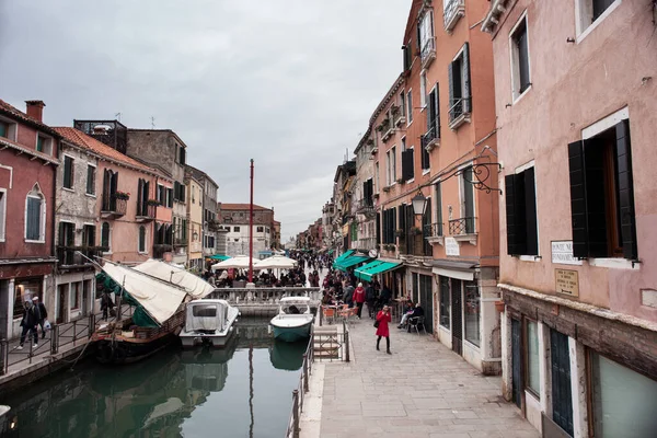 Venedig Italien April Utsikt Över Den Typiska Arkitekturen Venedig Den — Stockfoto