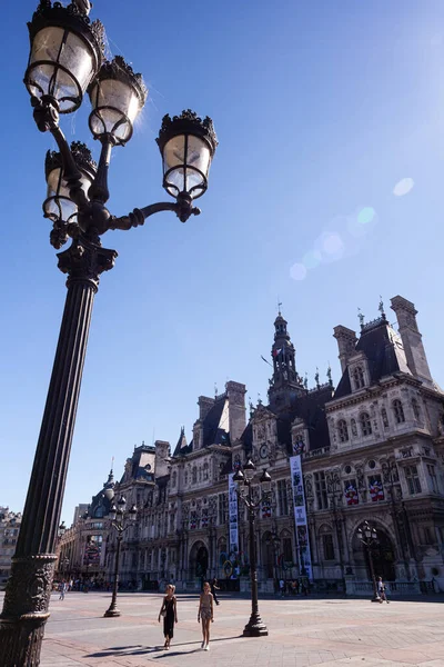 Parijs Frankrijk Juli Uitzicht Het Stadhuis Van Parijs Genaamd Hotel — Stockfoto