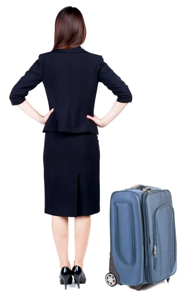 Geschäftsfrau auf Reisen — Stockfoto