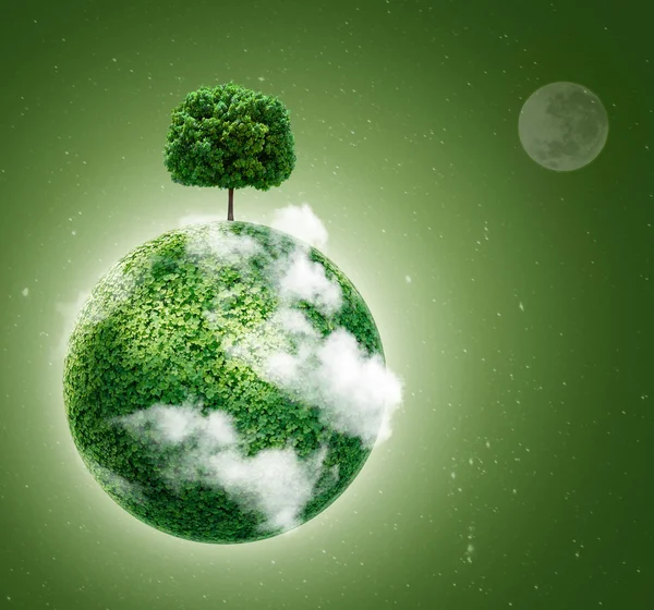 Green planet. — Stock Photo, Image