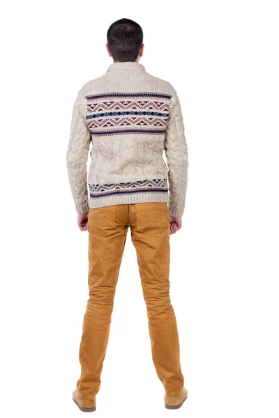 따뜻한 스웨터에 남자 — 스톡 사진
