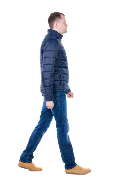 Mann in Jeans und Jacke — Stockfoto